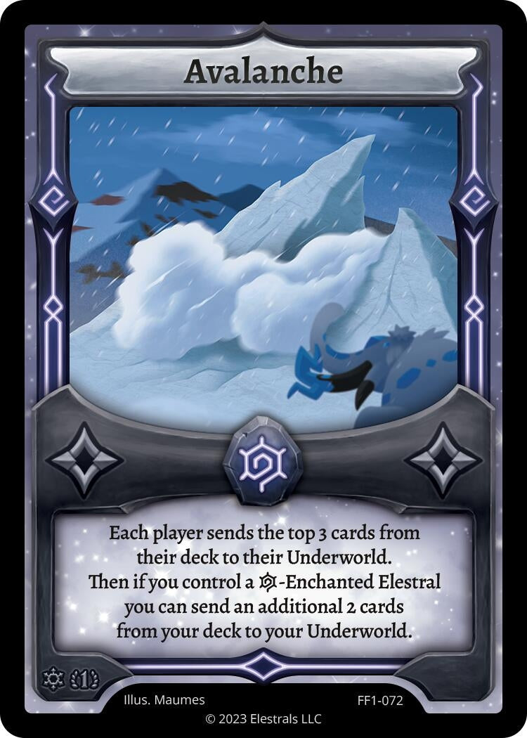 Image for Avalanche (Frostfall [First Edition]) (FF1-072) - Elestrals