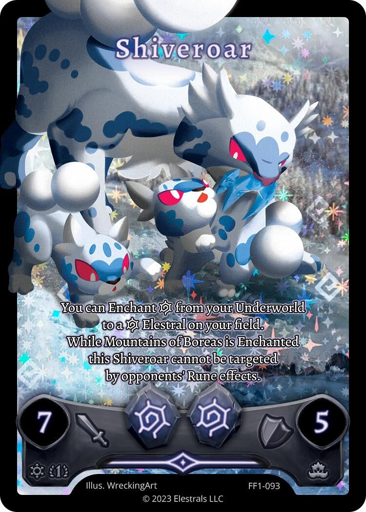 Image for Shiveroar (Full Art) (Frostfall [First Edition]) (FF1-093) - Elestrals
