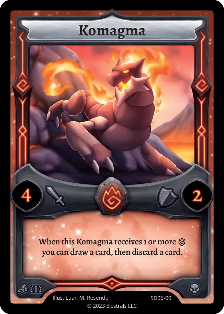 Image for Komagma (Kryoscorch Starter Deck [First Edition]) (SD06-09) - Elestrals
