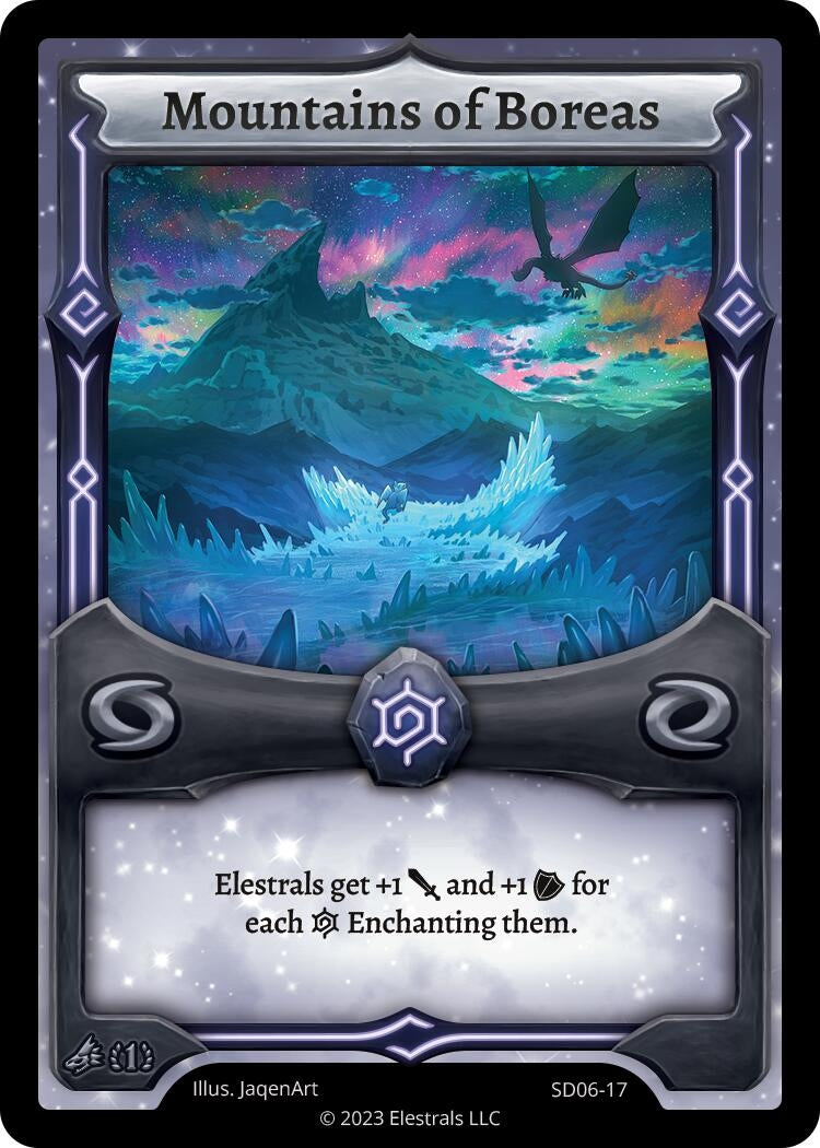Image for Mountains of Boreas (Kryoscorch Starter Deck [First Edition]) (SD06-17) - Elestrals