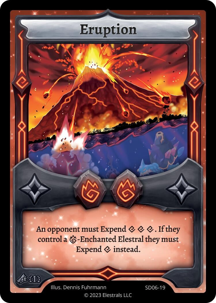 Image for Eruption (Kryoscorch Starter Deck [First Edition]) (SD06-19) - Elestrals
