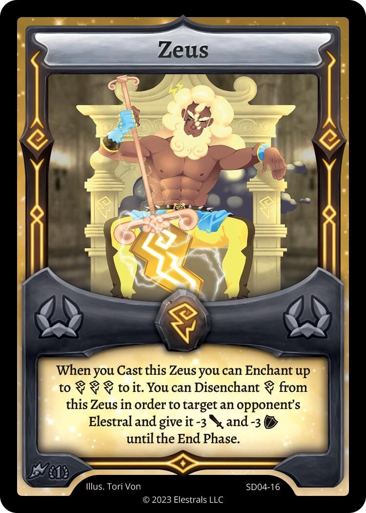 Image for Zeus (Ohmperial Starter Deck [First Edition]) (SD04-16) - Elestrals