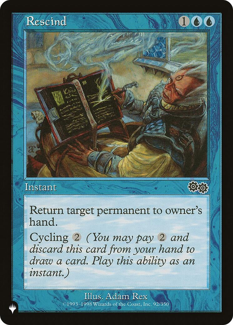 Image for Rescind (The List Reprints) (92/350) - Magic: The Gathering