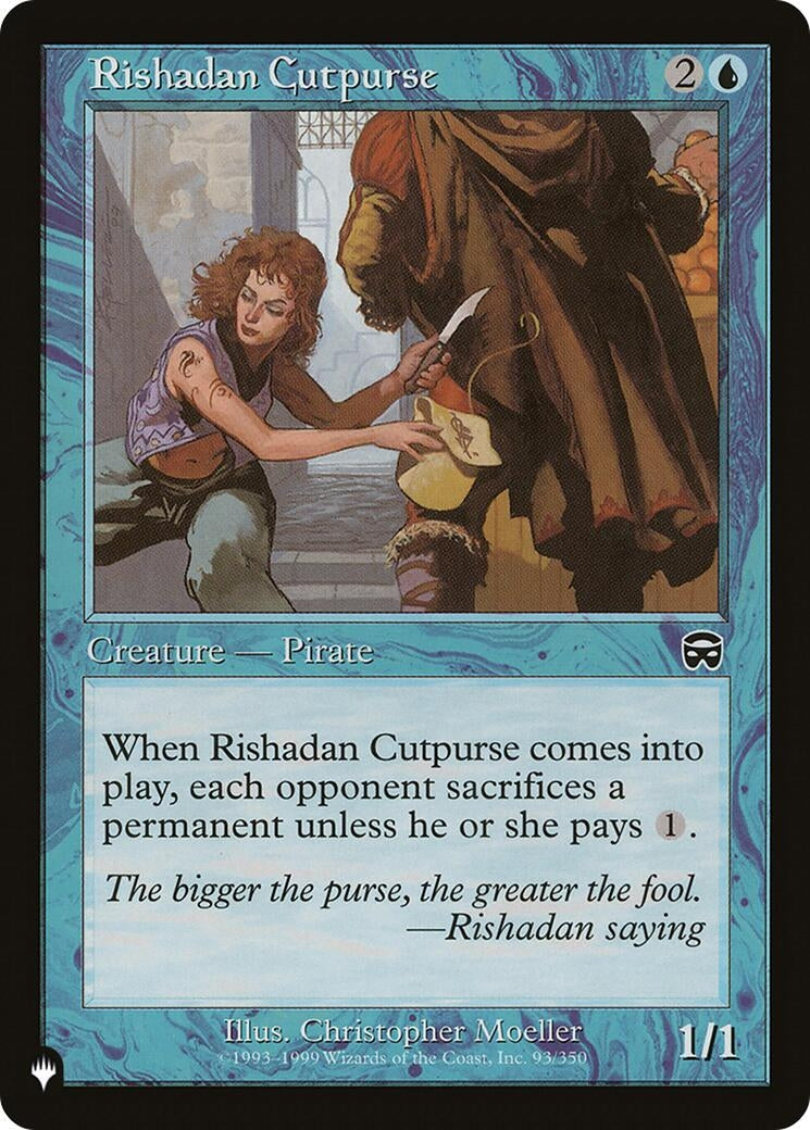 Image for Rishadan Cutpurse (The List Reprints) (93/350) - Magic: The Gathering