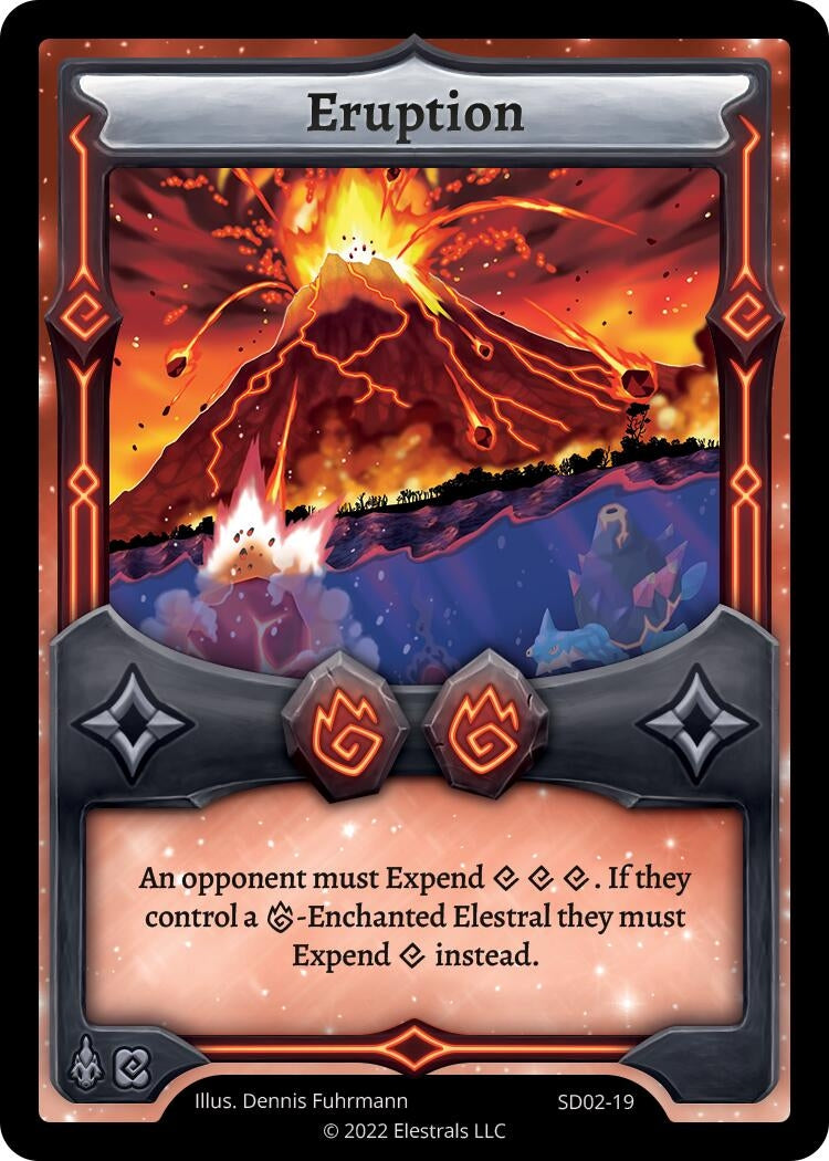 Image for Eruption (Trifernal Starter Deck [Kickstarter Edition]) (SD02-19) - Elestrals