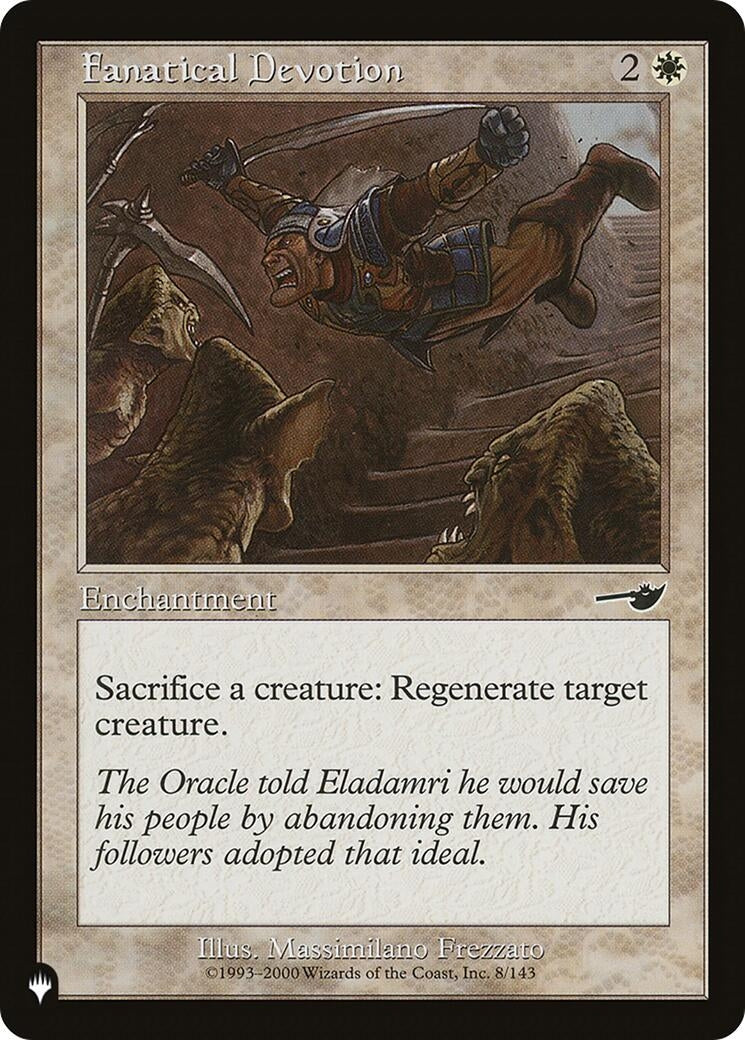 Image for Fanatical Devotion (The List Reprints) (8/143) - Magic: The Gathering