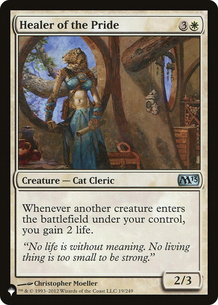 Image for Healer of the Pride (The List Reprints) (19/249) - Magic: The Gathering