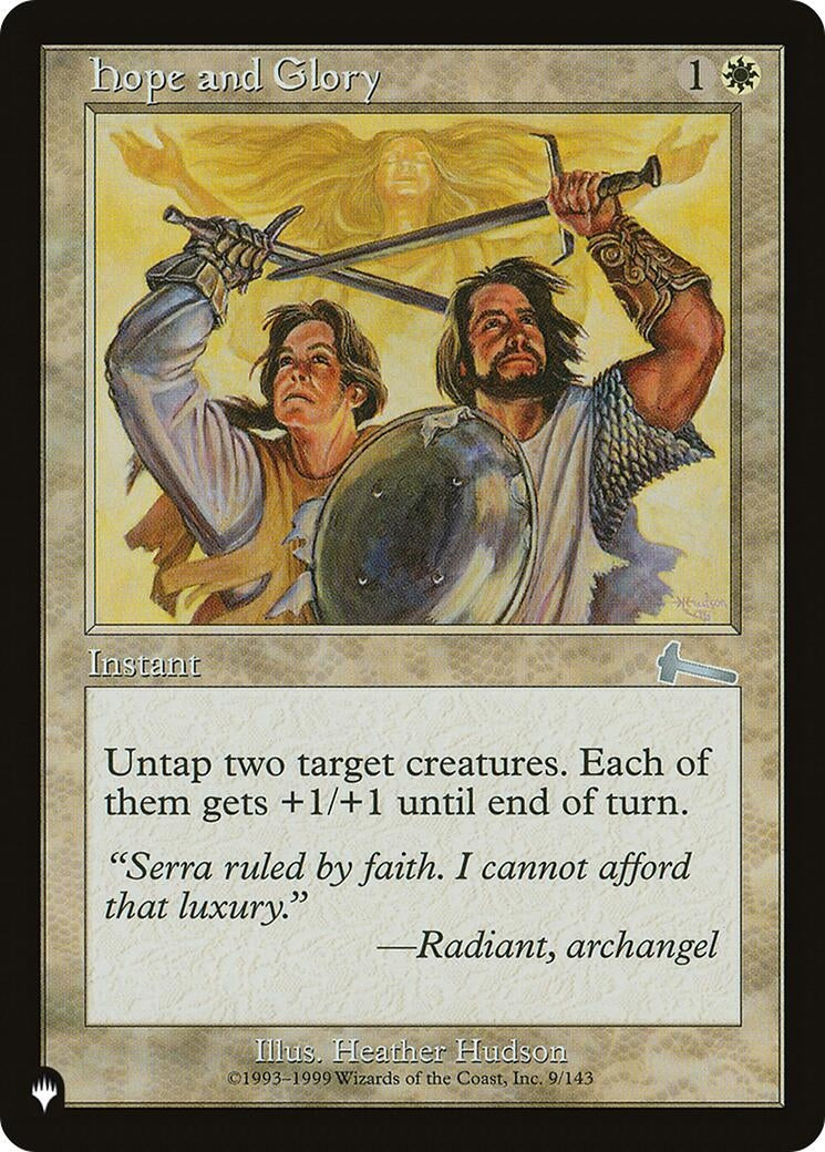 Image for Hope and Glory (The List Reprints) (9/143) - Magic: The Gathering