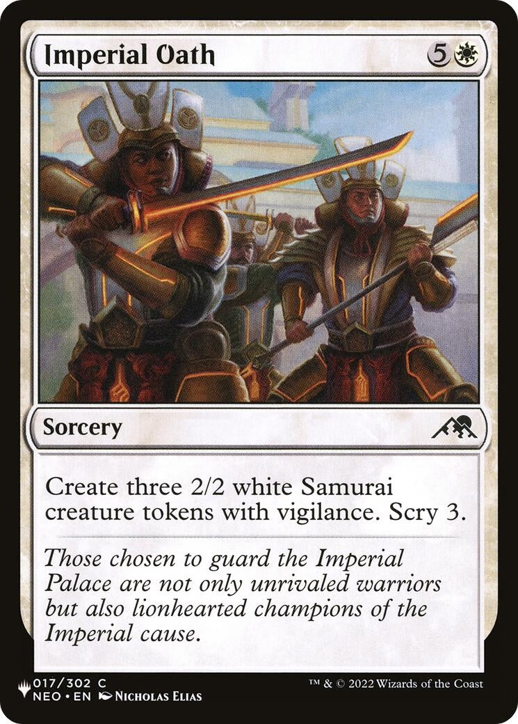 Image for Imperial Oath (The List Reprints) (017/302) - Magic: The Gathering
