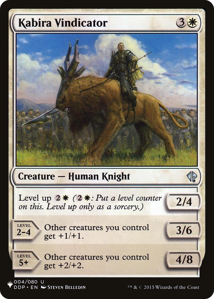 Image for Kabira Vindicator (The List Reprints) (004/080) - Magic: The Gathering