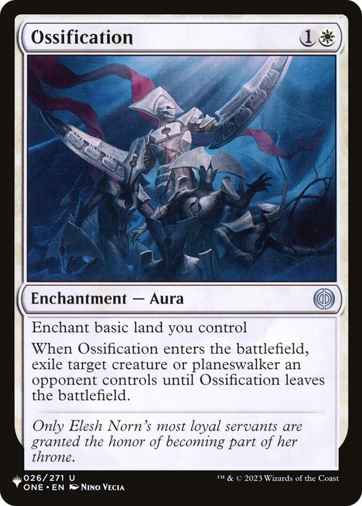 Image for Ossification (The List Reprints) (026/271) - Magic: The Gathering