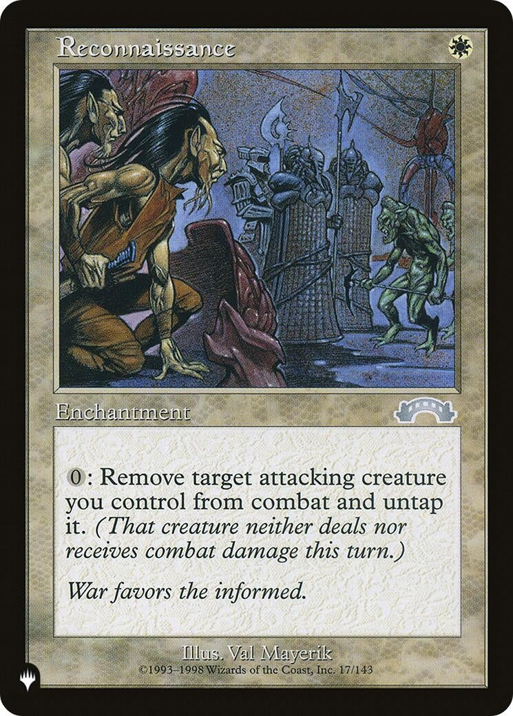 Image for Reconnaissance (The List Reprints) (17/143) - Magic: The Gathering