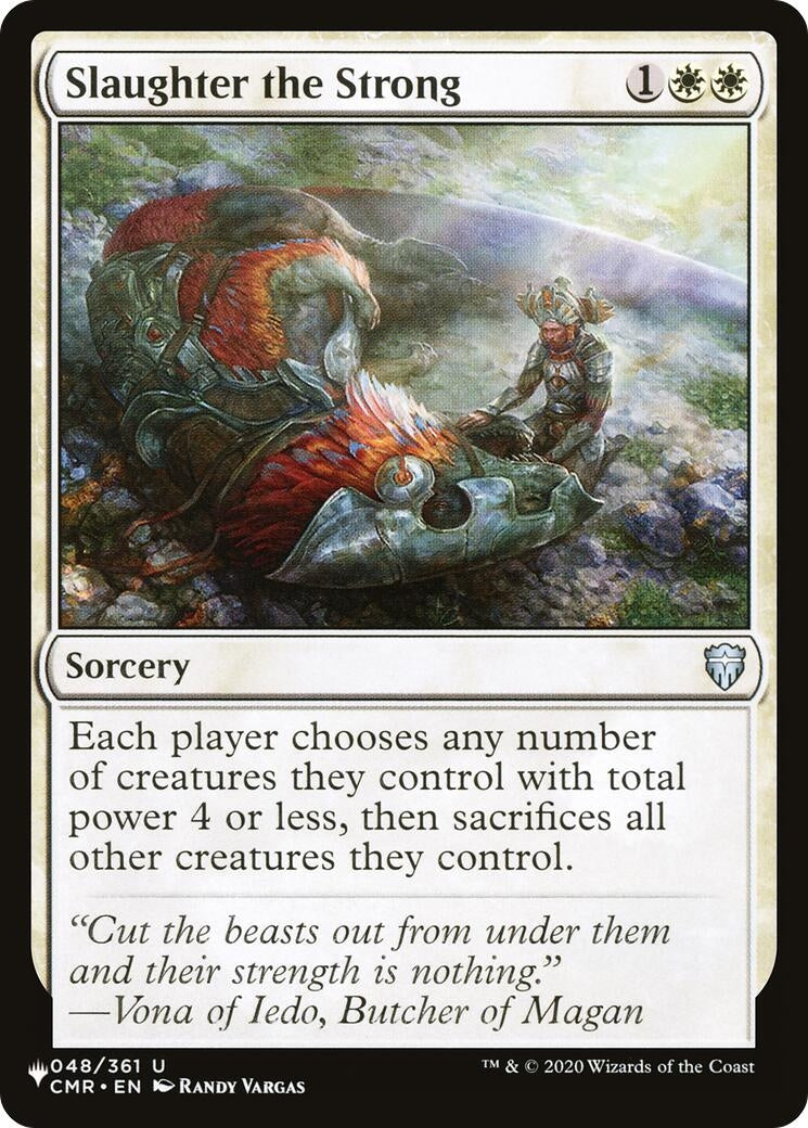 Image for Slaughter the Strong (The List Reprints) (048/361) - Magic: The Gathering