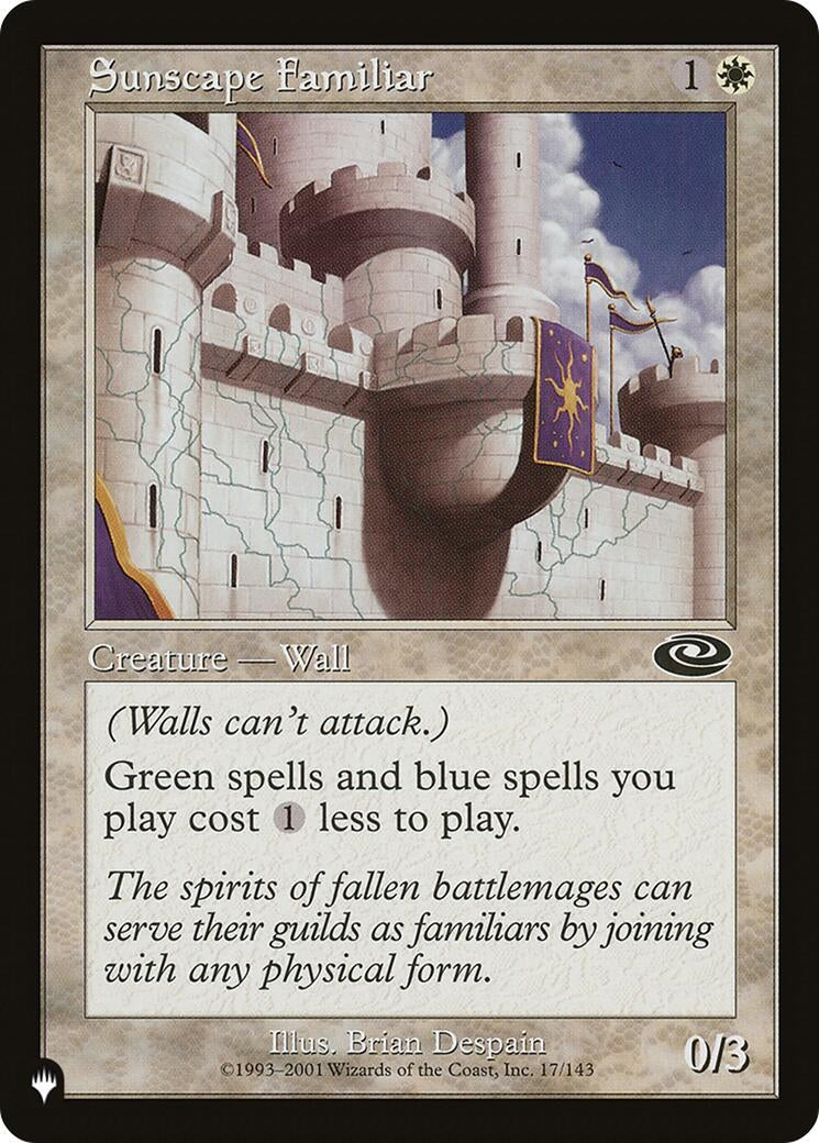 Image for Sunscape Familiar (The List Reprints) (17/143) - Magic: The Gathering