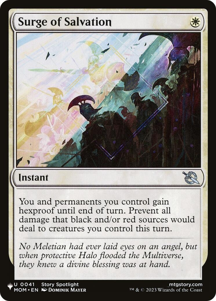 Image for Surge of Salvation (The List Reprints) (0041) - Magic: The Gathering