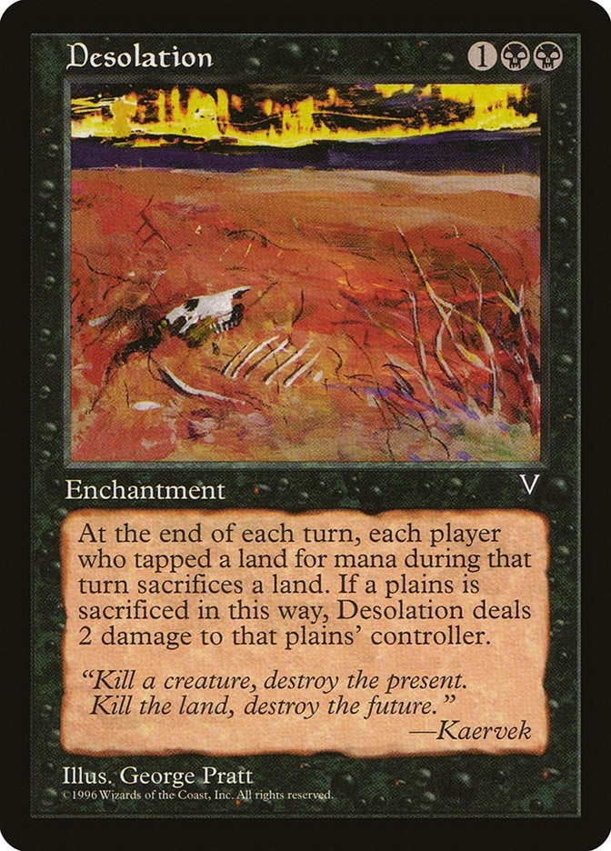 Image for Desolation (Visions) - Magic: The Gathering
