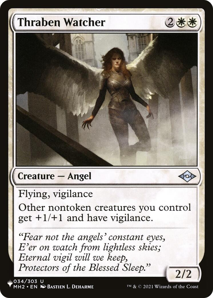 Image for Thraben Watcher (The List Reprints) (034/303) - Magic: The Gathering
