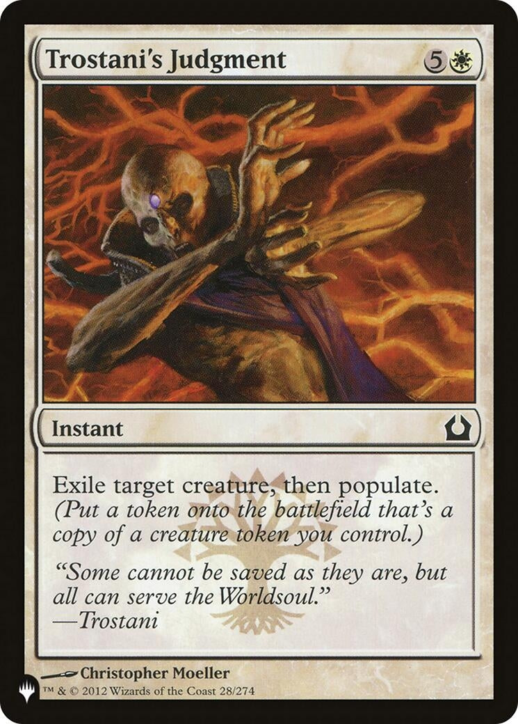 Image for Trostani's Judgment (The List Reprints) (28/274) - Magic: The Gathering