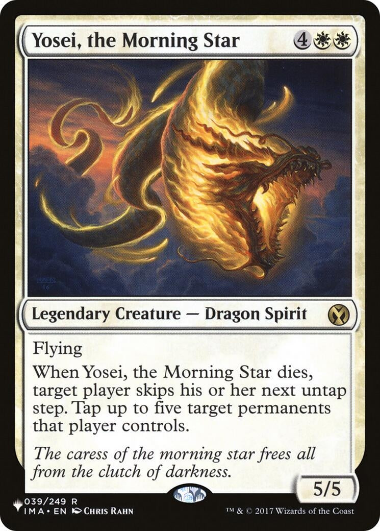 Image for Yosei, the Morning Star (The List Reprints) (039/249) - Magic: The Gathering
