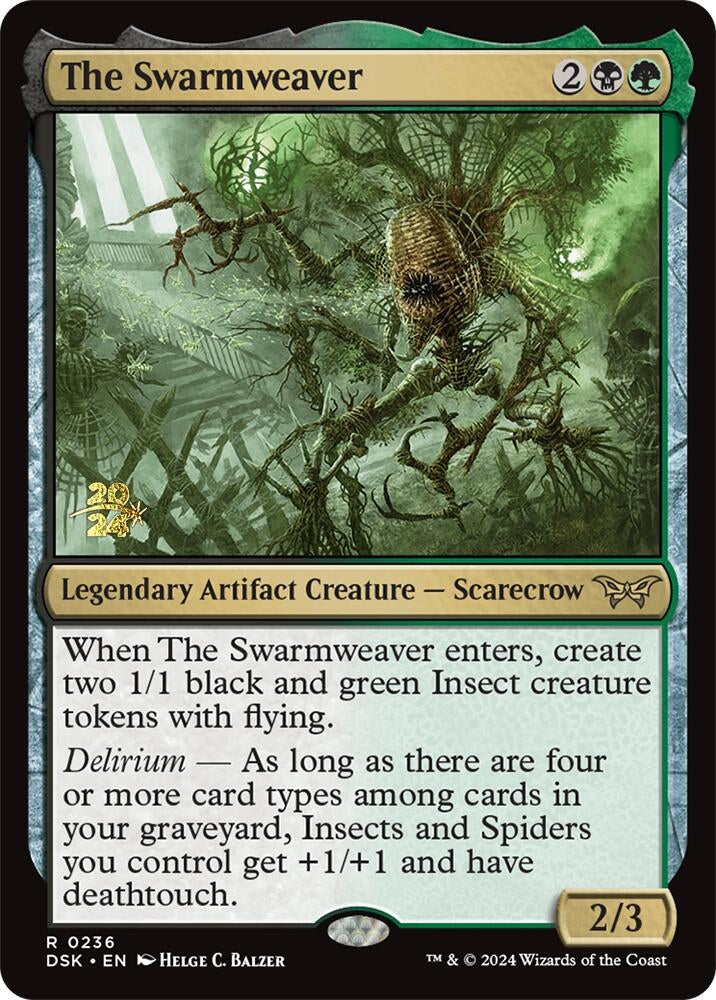 Image for The Swarmweaver (0236) (Prerelease Cards) (236) - Magic: The Gathering