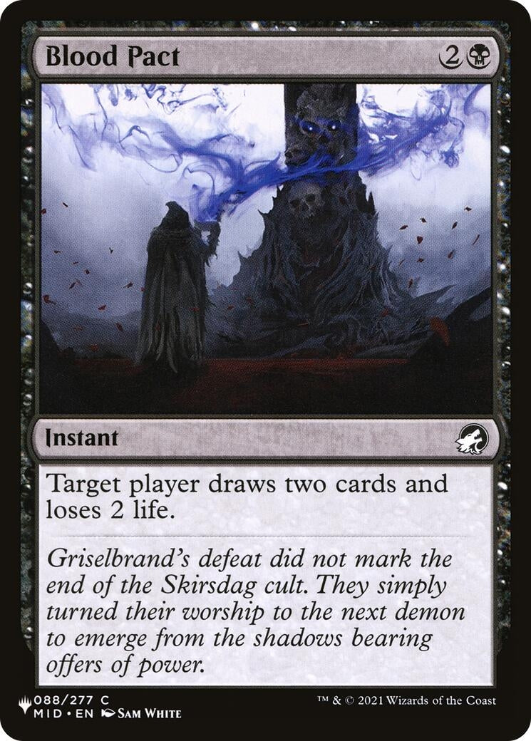 Image for Blood Pact (The List Reprints) (088/277) - Magic: The Gathering