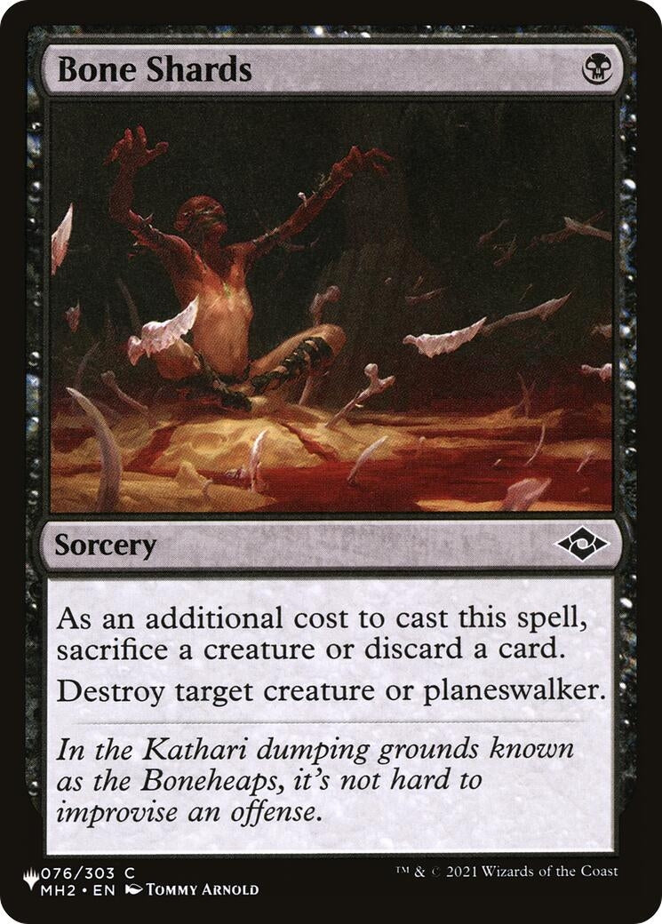 Image for Bone Shards (The List Reprints) (076/303) - Magic: The Gathering