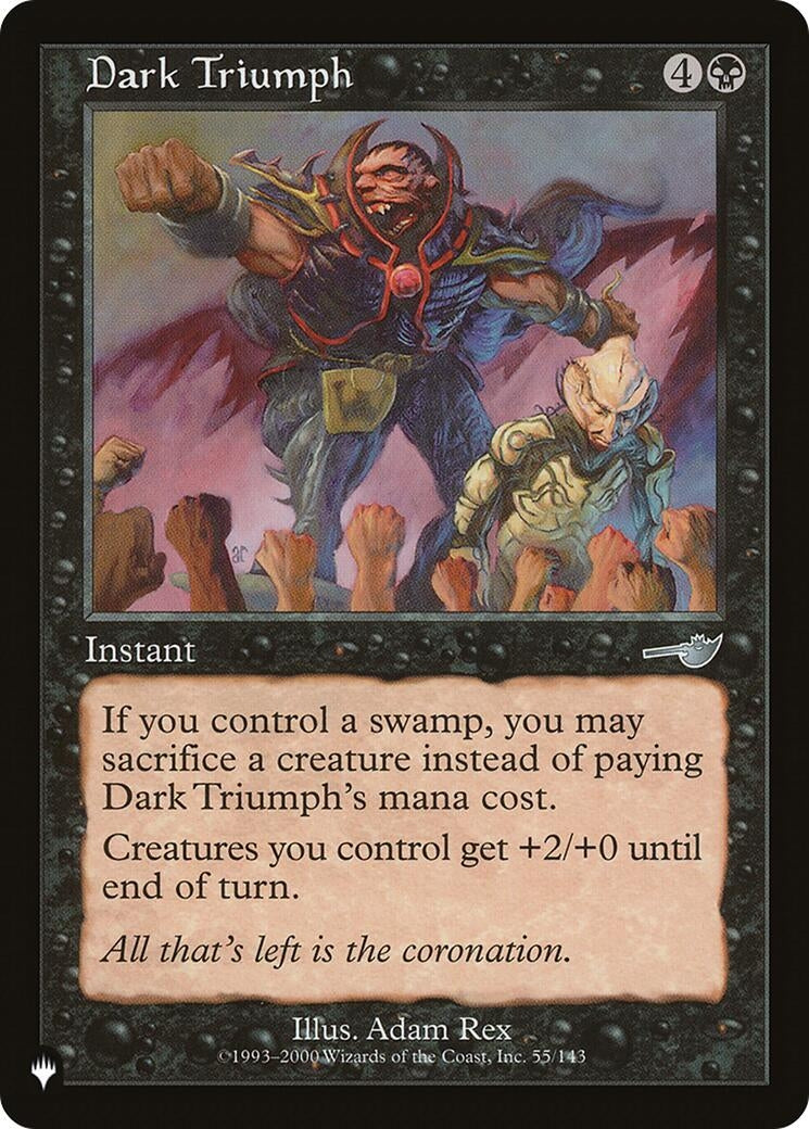 Image for Dark Triumph (The List Reprints) (55/143) - Magic: The Gathering