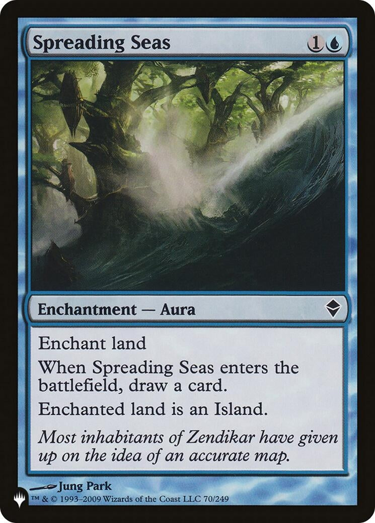 Image for Spreading Seas (The List Reprints) (70/249) - Magic: The Gathering