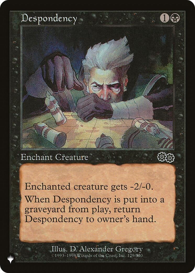 Image for Despondency (The List Reprints) (129/350) - Magic: The Gathering