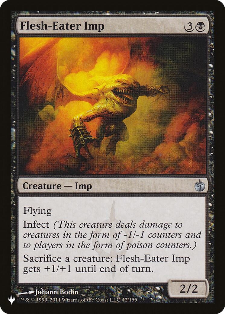 Image for Flesh-Eater Imp (The List Reprints) (42/155) - Magic: The Gathering