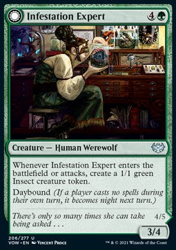 Infestation Expert // Infested Werewolf - Innistrad: Crimson Vow (Uncommon) [VOW-206]