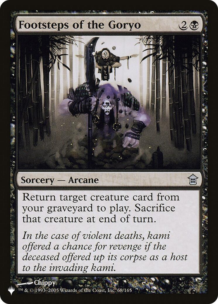 Image for Footsteps of the Goryo (The List Reprints) (68/165) - Magic: The Gathering