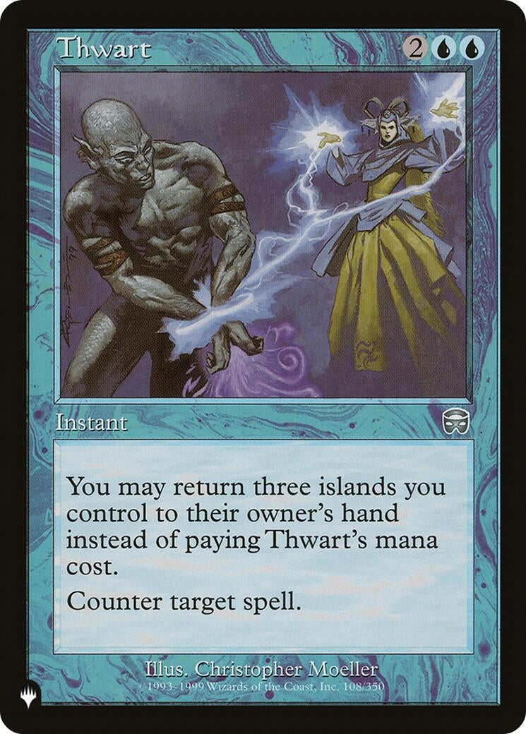 Image for Thwart (The List Reprints) (108/350) - Magic: The Gathering