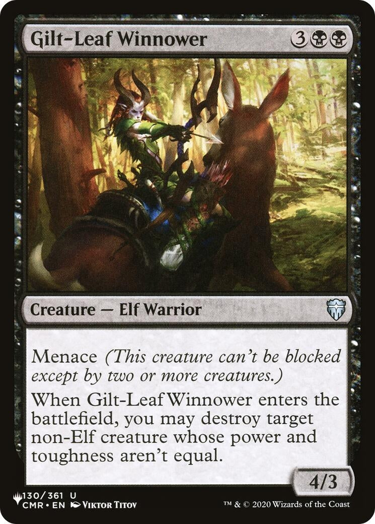 Image for Gilt-Leaf Winnower (The List Reprints) (130/361) - Magic: The Gathering