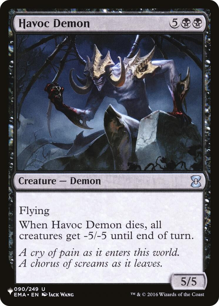 Image for Havoc Demon (The List Reprints) (090/249) - Magic: The Gathering