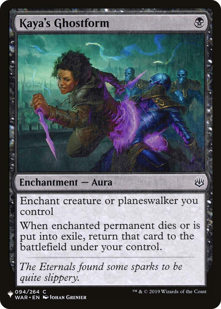 Image for Kaya's Ghostform (The List Reprints) (094/264) - Magic: The Gathering