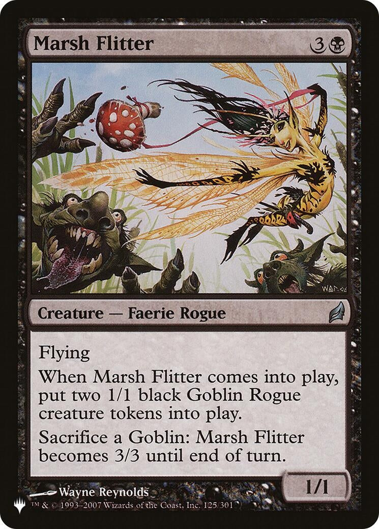 Image for Marsh Flitter (The List Reprints) (125/301) - Magic: The Gathering