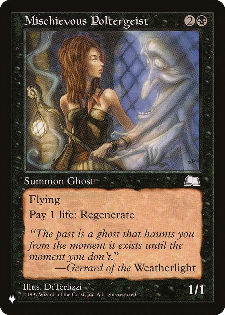 Image for Mischievous Poltergeist (The List Reprints) - Magic: The Gathering