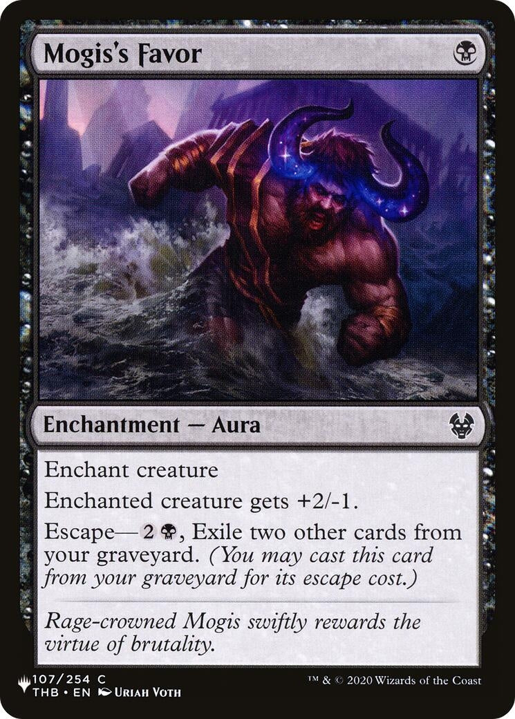 Image for Mogis's Favor (The List Reprints) (107/254) - Magic: The Gathering