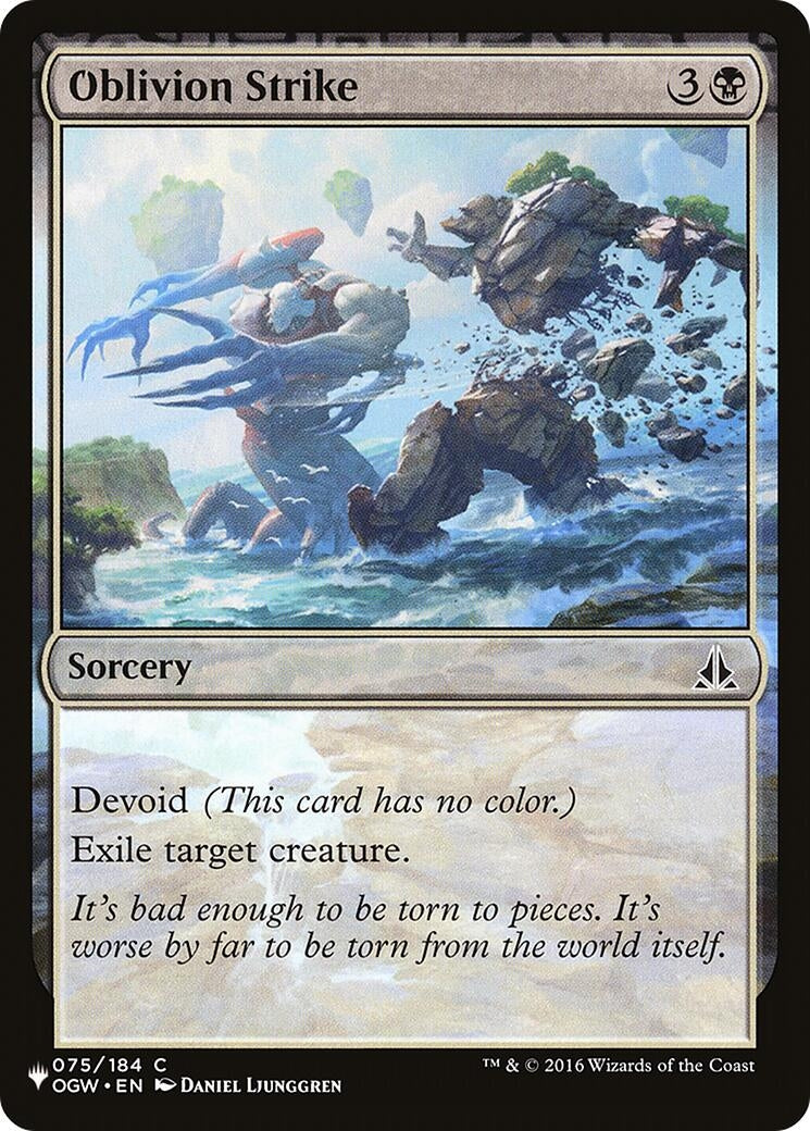 Image for Oblivion Strike (The List Reprints) (075/184) - Magic: The Gathering