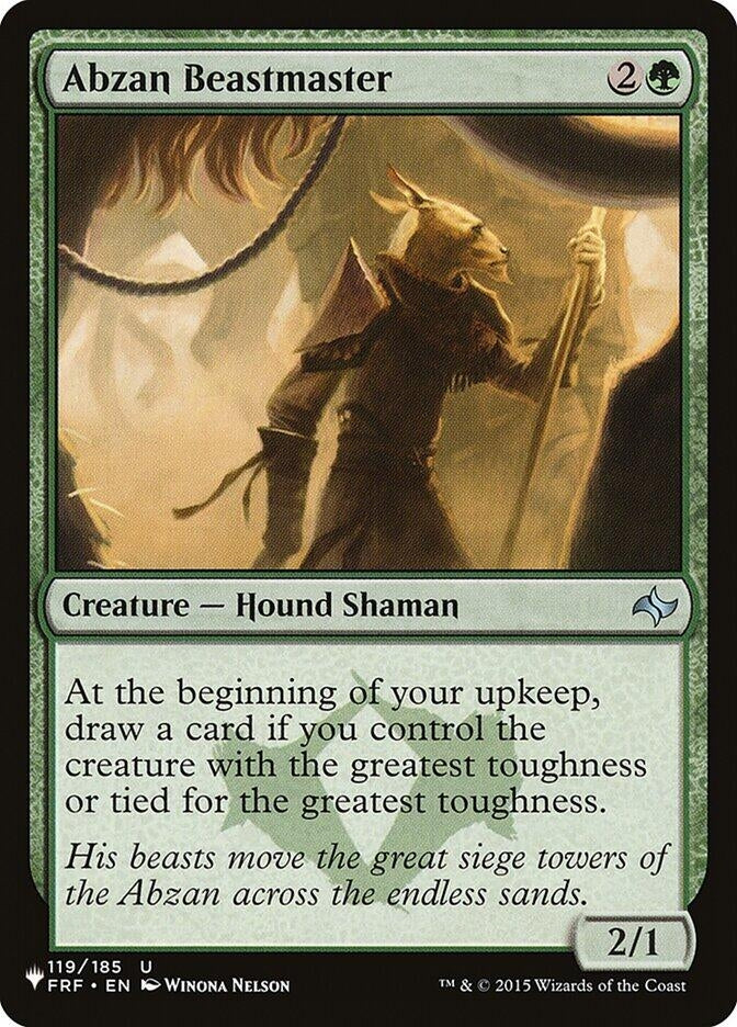 Image for Abzan Beastmaster (The List Reprints) (119/185) - Magic: The Gathering