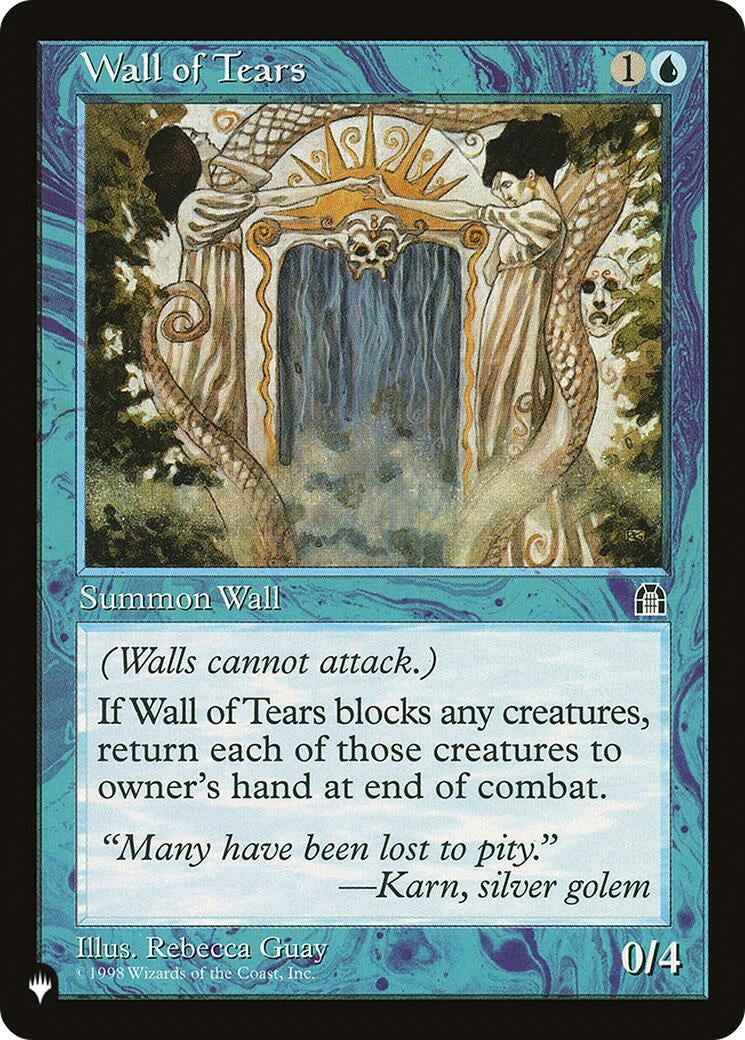 Image for Wall of Tears (The List Reprints) - Magic: The Gathering