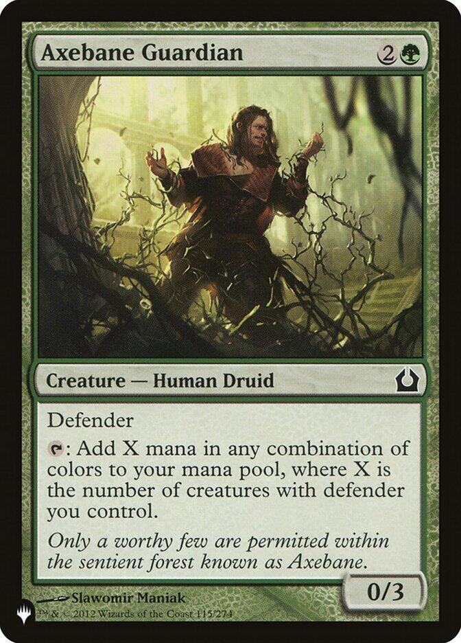 Image for Axebane Guardian (The List Reprints) (115/274) - Magic: The Gathering