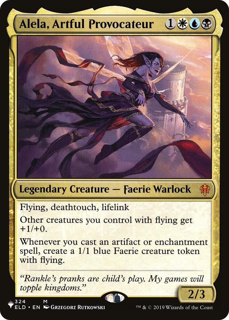 Image for Alela, Artful Provocateur (The List Reprints) (324/269) - Magic: The Gathering