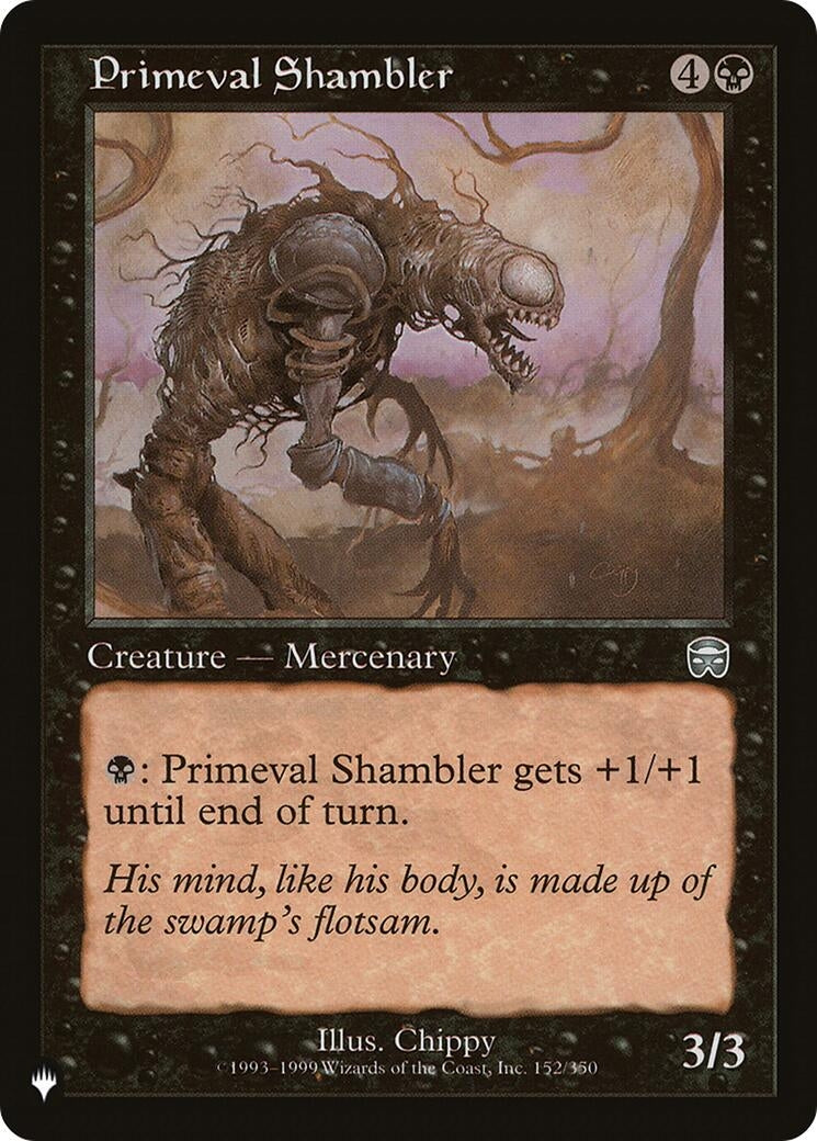 Image for Primeval Shambler (The List Reprints) (152/350) - Magic: The Gathering