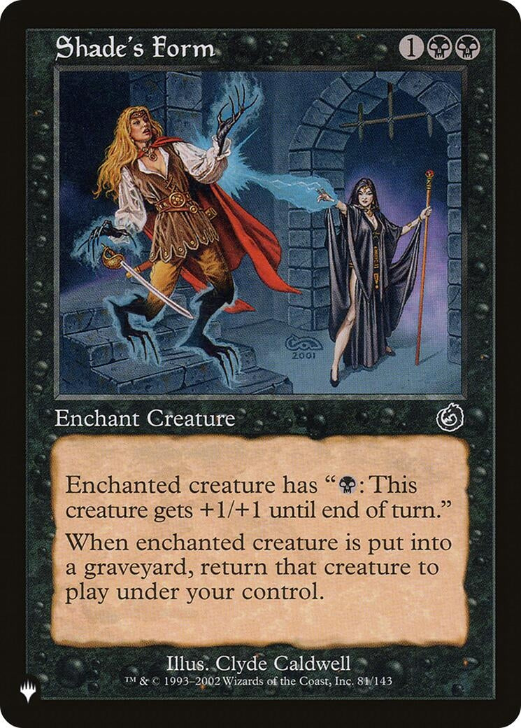 Image for Shade's Form (The List Reprints) (81/143) - Magic: The Gathering