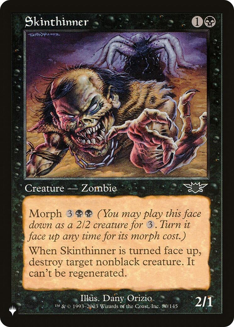 Image for Skinthinner (The List Reprints) (80/145) - Magic: The Gathering