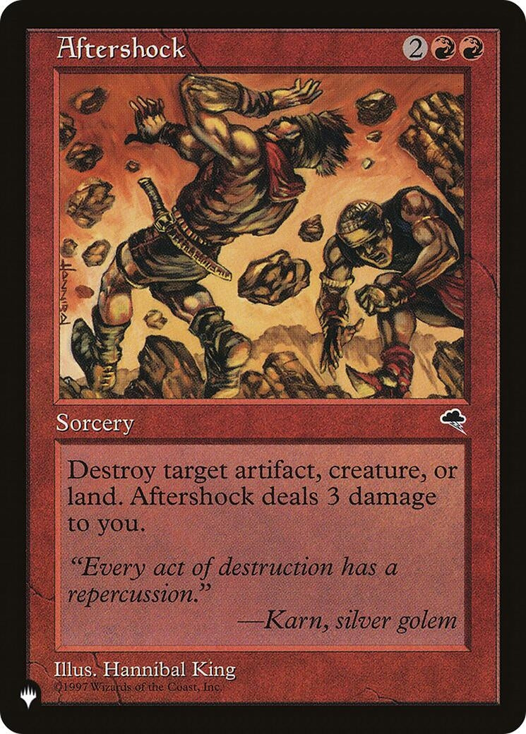 Image for Aftershock (The List Reprints) - Magic: The Gathering