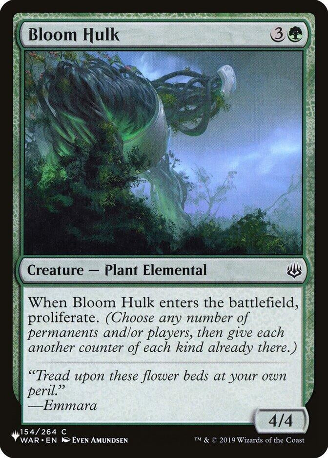 Image for Bloom Hulk (The List Reprints) (154/264) - Magic: The Gathering