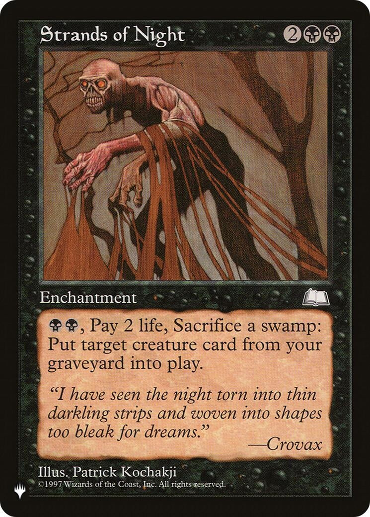 Image for Strands of Night (The List Reprints) - Magic: The Gathering